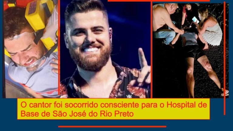 Fotos – Zé Neto da dupla Zé Neto e Cristiano fica ferido ao capotar caminhonete