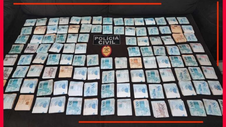 Polícia Civil apreende R$ 114 mil durante cumprimento de busca e apreensão em MS