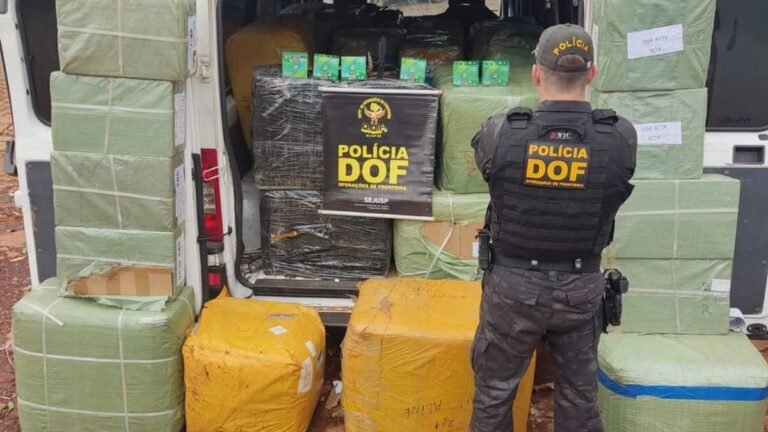 DOF apreende quase dois milhões de reais em materiais de contrabando e descaminho 
