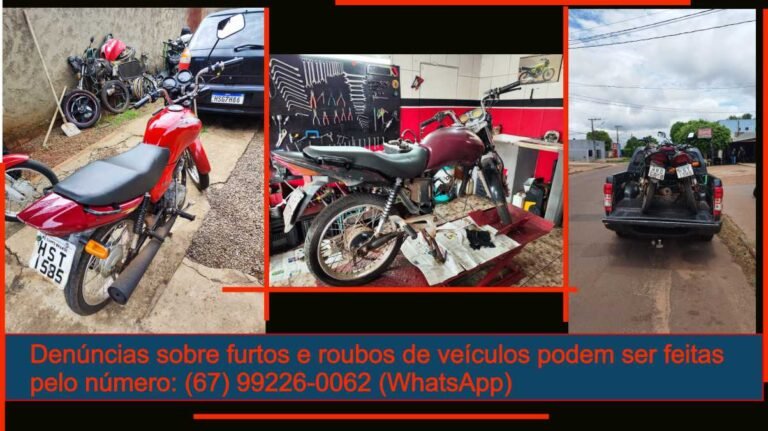 Polícia Civil apreende duas motocicletas com sinais identificadores adulterados