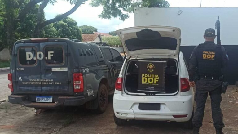 DOF recupera em Eldorado veículo roubado no Paraná