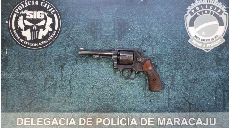 Polícia Civil soluciona homicídio ocorrido em Maracaju, prende o autor e localiza arma utilizada no crime