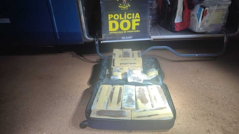 Vídeo – Mulher que seguia com droga para São Paulo é presa pelo DOF
