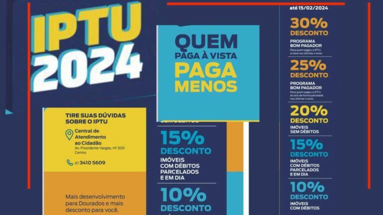 Prefeitura inicia a entrega dos carnês do IPTU 2024