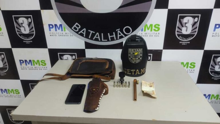 Altos do Indaiá e Izidro Pedroso – PMMS apreende três armas de fogo em menos de 24 horas em Dourados
