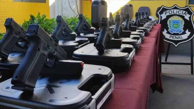 Novas pistolas Glock reforçam segurança pública e ação da Polícia Penal em MS