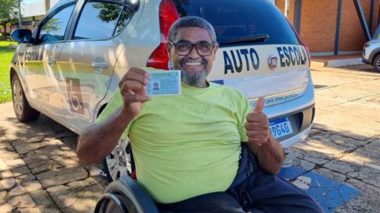 Habilitado pelo CNH MS Social, José agora sonha com carro adaptado para ter liberdade completa