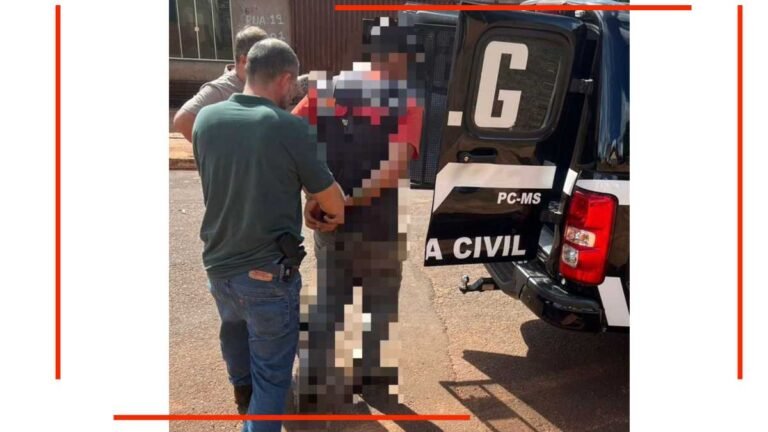 Polícia Civil do MS prende, em Ivinhema, foragido da justiça do Paraná