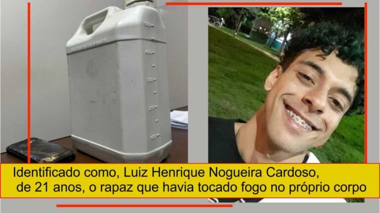 Morre na Santa Casa rapaz que estava internado após atear fogo no próprio corpo na rodovia BR-376