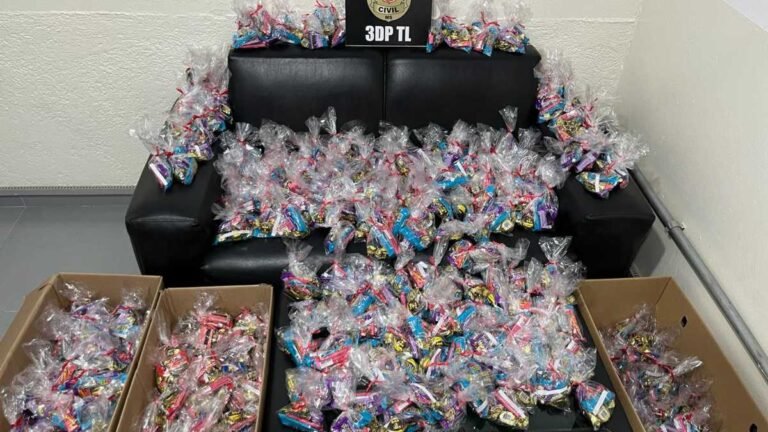 Polícia Civil realiza Páscoa Solidária e setecentas sacolinhas de chocolates foram distribuídas para as crianças