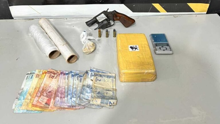 Aldeia Jaguapiru – Polícia Civil prende homem em flagrante por tráfico de drogas e posse de arma de fogo
