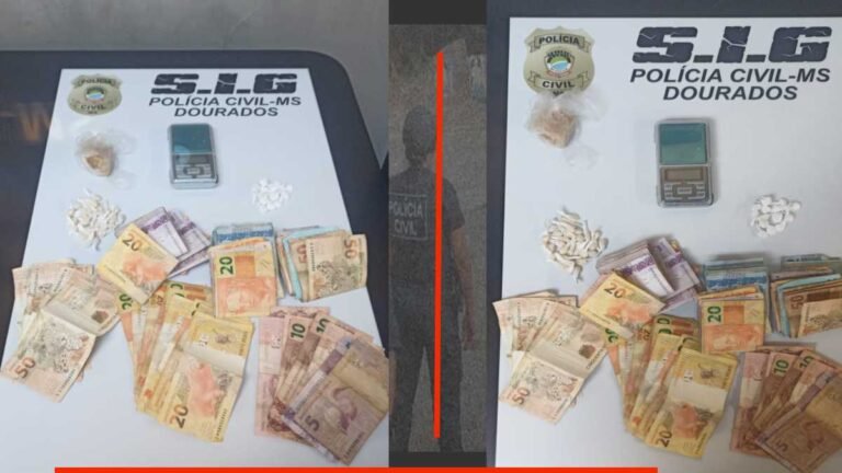 Vila São Braz – Polícia Civil fecha ponto de venda de drogas em Dourados