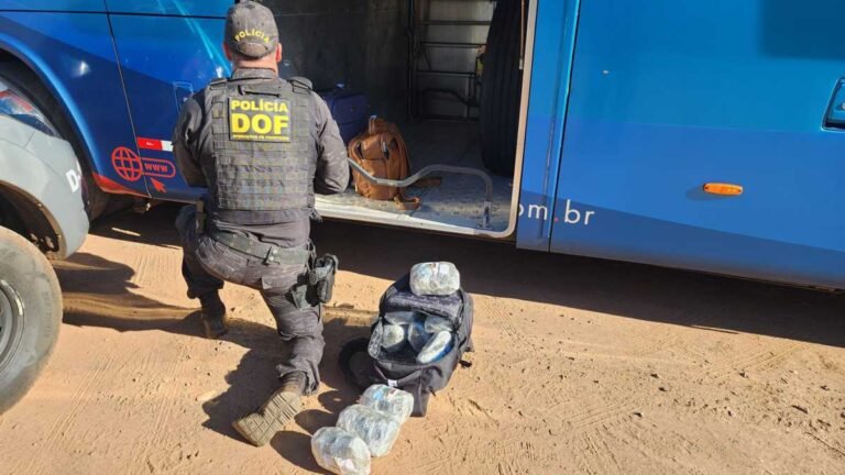 Passageiro de ônibus que seguia com droga para Campo Grande é preso pelo DOF