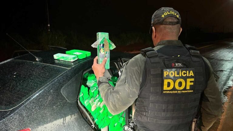 Homem que seguia para Campo Grande com 1,58 milhão em maconha é preso pelo DOF em Ponta Porã