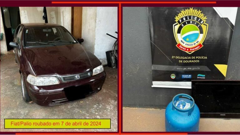 Canaã I – Polícia prende autor de roubo em residência e recupera objetos subtraídos em Dourados