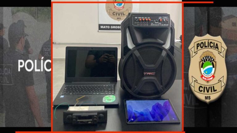 Polícia Civil recupera objetos furtados de prefeitura e funcionario publico acaba preso por roubo