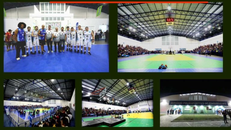Primeiro ginásio poliesportivo de Itaquiraí é inaugurado com investimento do Governo do Estado
