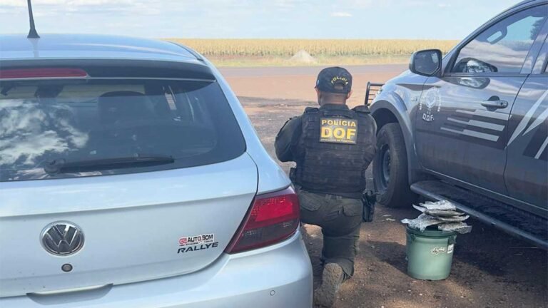 Homem que seguia com droga para Dourados é preso pelo DOF no município de Ponta Porã