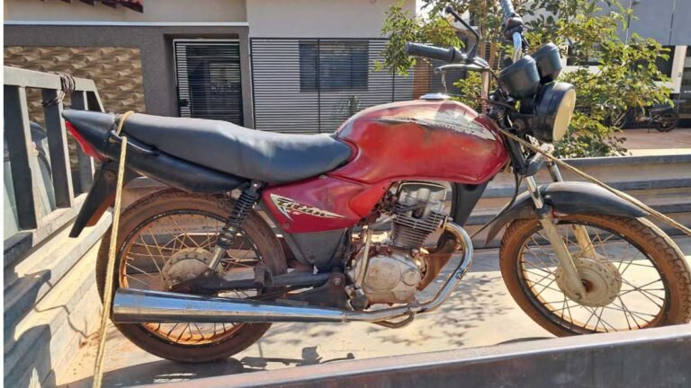 Polícia Civil recupera moto furtada da varada de casa em Itaporã