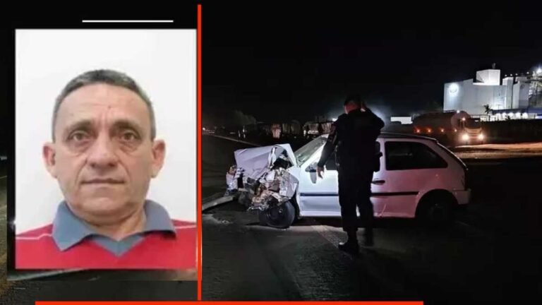 Terceiro sargento da PMMS morre em acidente com carreta na BR-060