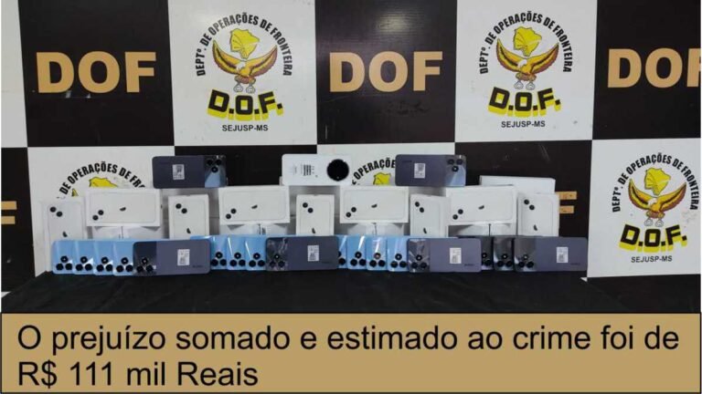 Vídeo – Veículo com produtos ilegais é apreendido pelo DOF em Maracaju