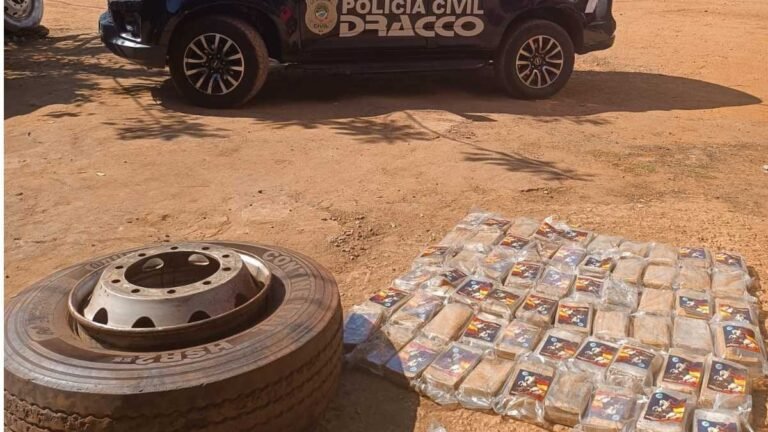 Vídeo – Polícia Civil encontra sessenta tabletes de cocaína e homem é preso em Anastácio