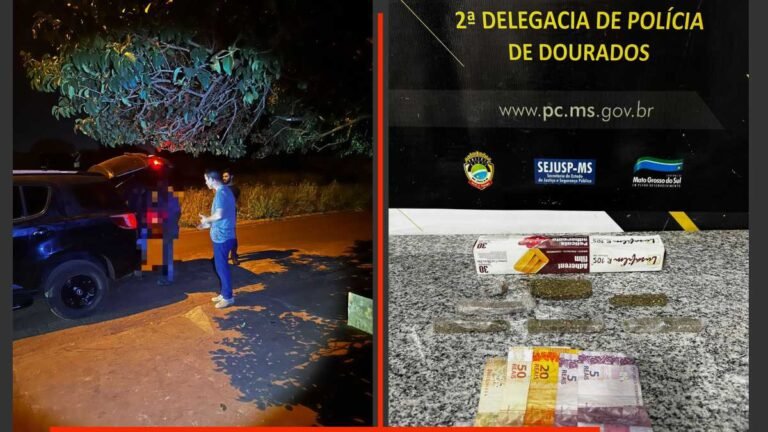 Estrela Hory – Polícia Civil fecha “boca de fumo” e prende mãe e filho por tráfico de drogas em Dourados