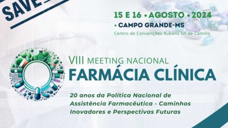 Abertas inscrições para VIII Meeting Nacional de Farmácia Clínica