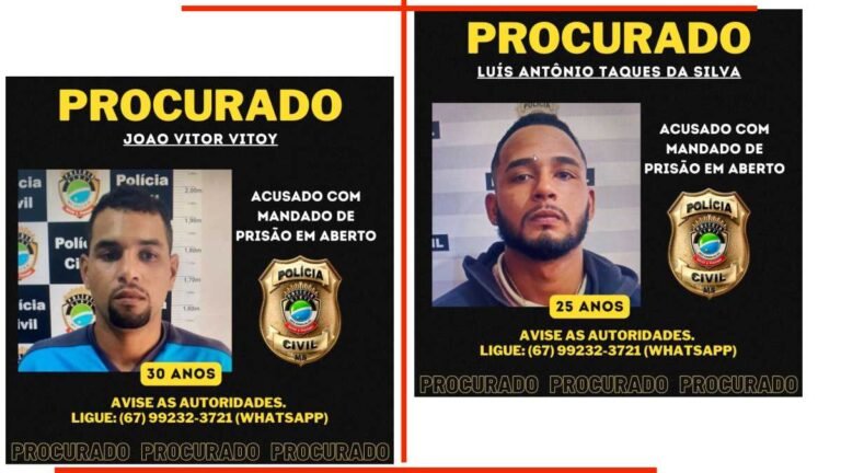 Mulher líder de organização criminosa é presa e policia pede auxílio da população para localizar outros dois foragidos