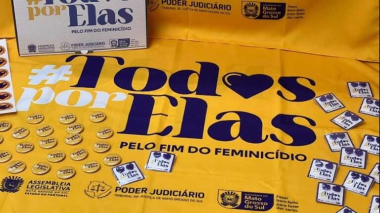 Campanha #TodosPorElas – Une Governo, Alems e TJ contra o Feminicídio