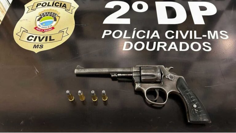 Jardim Novo Horizonte – Polícia Civil prende homem que comercializava armas de fogo em Dourados