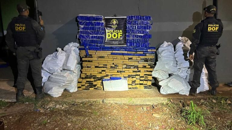Veículo com mais de meia tonelada de maconha é apreendido pelo DOF no município de Ponta Porã