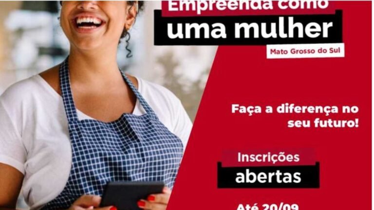 Mulheres empreendedoras podem fazer capacitação gratuita; vagas estão abertas até sexta-feira