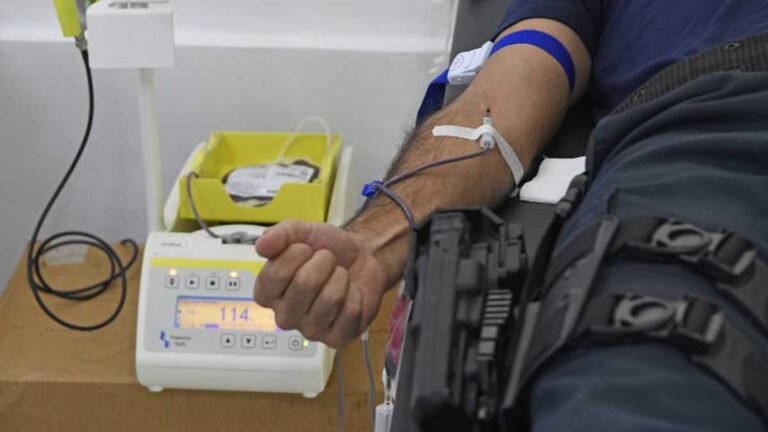 Doação de sangue na Sefaz bate recorde e coleta 162 bolsas em dois dias