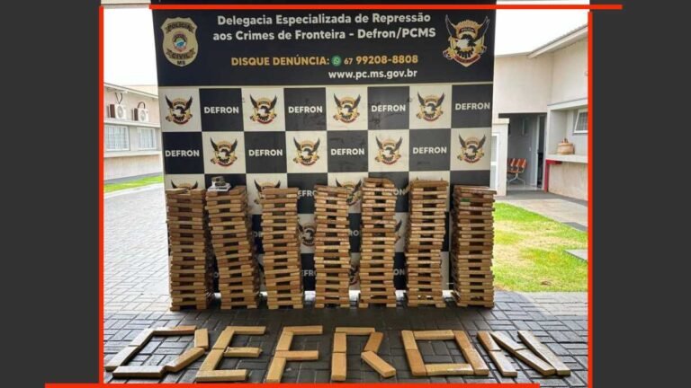 Vila Cuiabá – Polícia Civil apreende 375 kg de maconha e um adolescente em Dourados