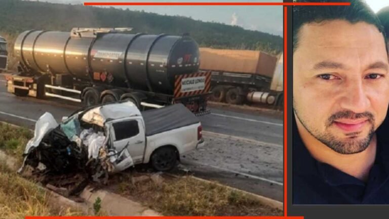 Colisão entre caminhonete e carreta na MT-140 mata morador de Nova Andradina