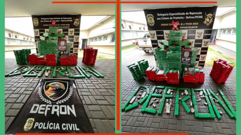 Polícia Civil apreende quase duas toneladas de maconha em Dourados durante a Operação Protetor