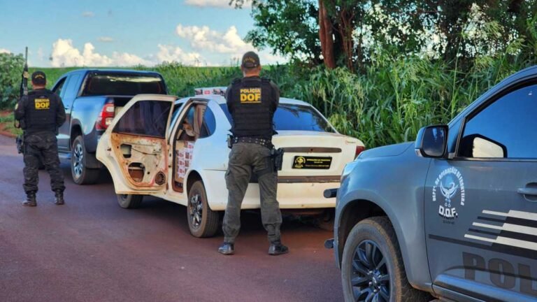 Veículo com cigarros contrabandeados é apreendido pelo DOF em Caarapó