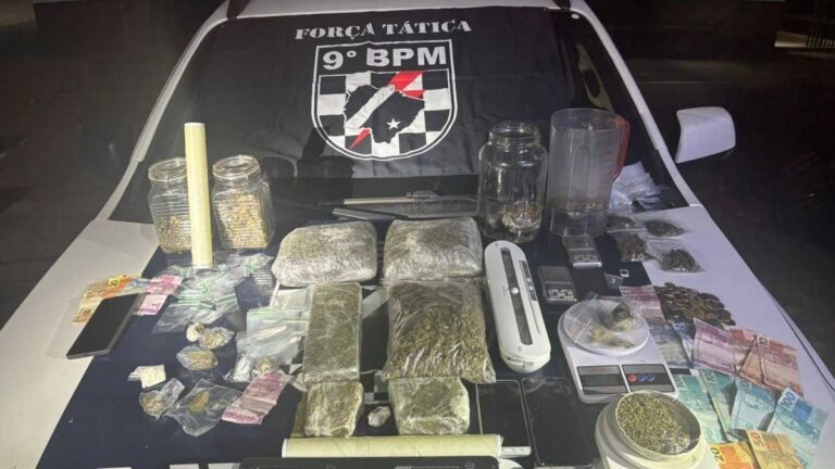 Após explosão de mercadoria transportada, três acabam presos por tráfico de drogas