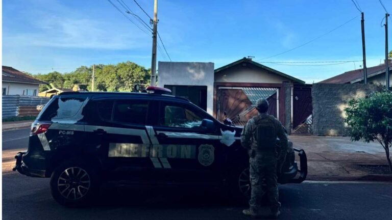 Polícia Civil cumpre mandados de busca e apreensão em investigação contra organização criminosa na fronteira com o Paraguai