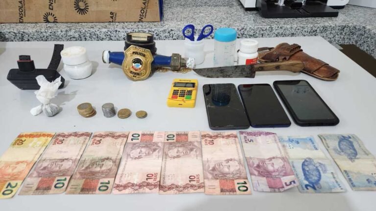 Polícia Civil prende suspeito por tráfico de drogas e receptação