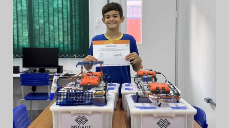 Aluno da Reme ganha medalha de Prata na Olimpíada Brasileira de Robótica 2024