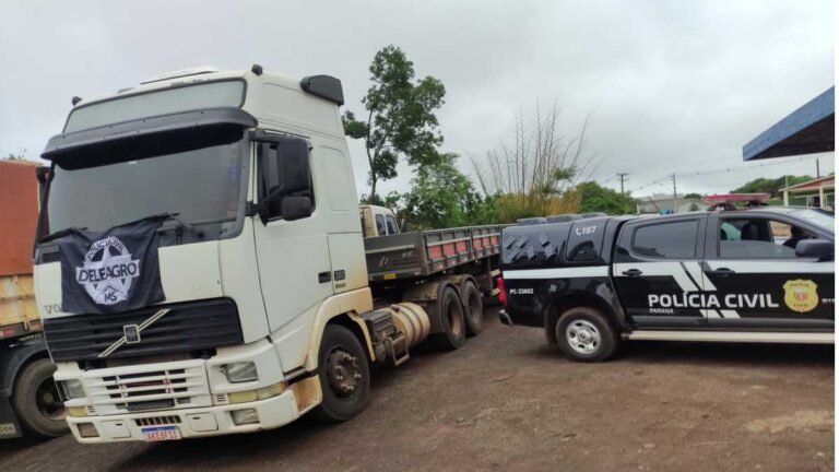 Polícia Civil esclarece furto de 32 toneladas de grãos, indicia duas pessoas e apreende caminhão utilizado no crime