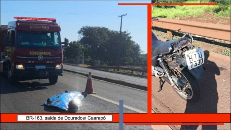 Acidente na BR-163 mata homem de 58 anos que seguia para o trabalho