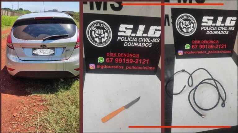 Dourados – Polícia Civil prende dupla responsável por roubo com restrição de liberdade da vítima