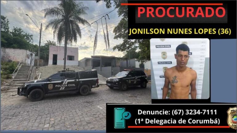 Polícia Civil prende dois autores de homicídio ocorrido em Corumbá e procura foragido