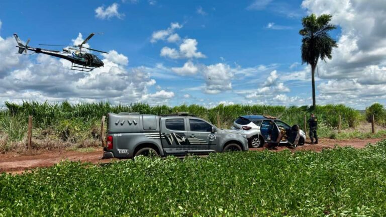 Vídeo – DOF apreende carro roubado com mais de 1,1 tonelada de maconha