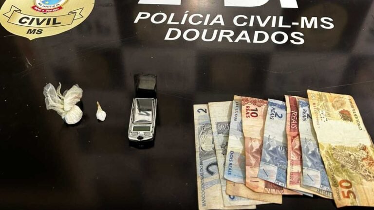 Jóquei Clube – Polícia Civil prende em flagrante homem por tráfico de drogas em Dourados