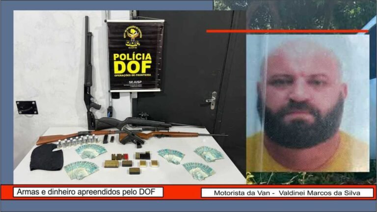 Durante fuga, pistoleiros são presos pelo DOF logo após assassinato em Jardim