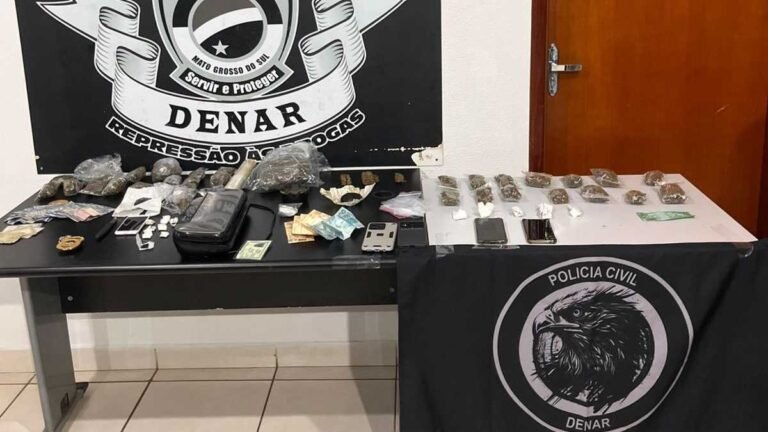 Investigação da PCMS leva à prisão de traficantes da área central de Campo Grande